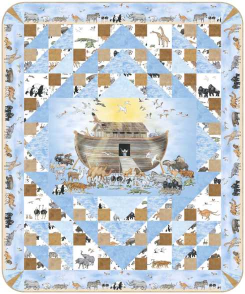 Two by Two toddler-lap quilt