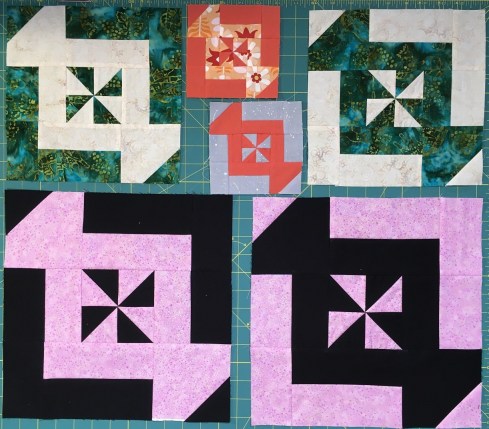 Block 13 done! Perfect pinwheels