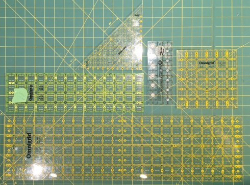 My collection of rulers that I use regularly