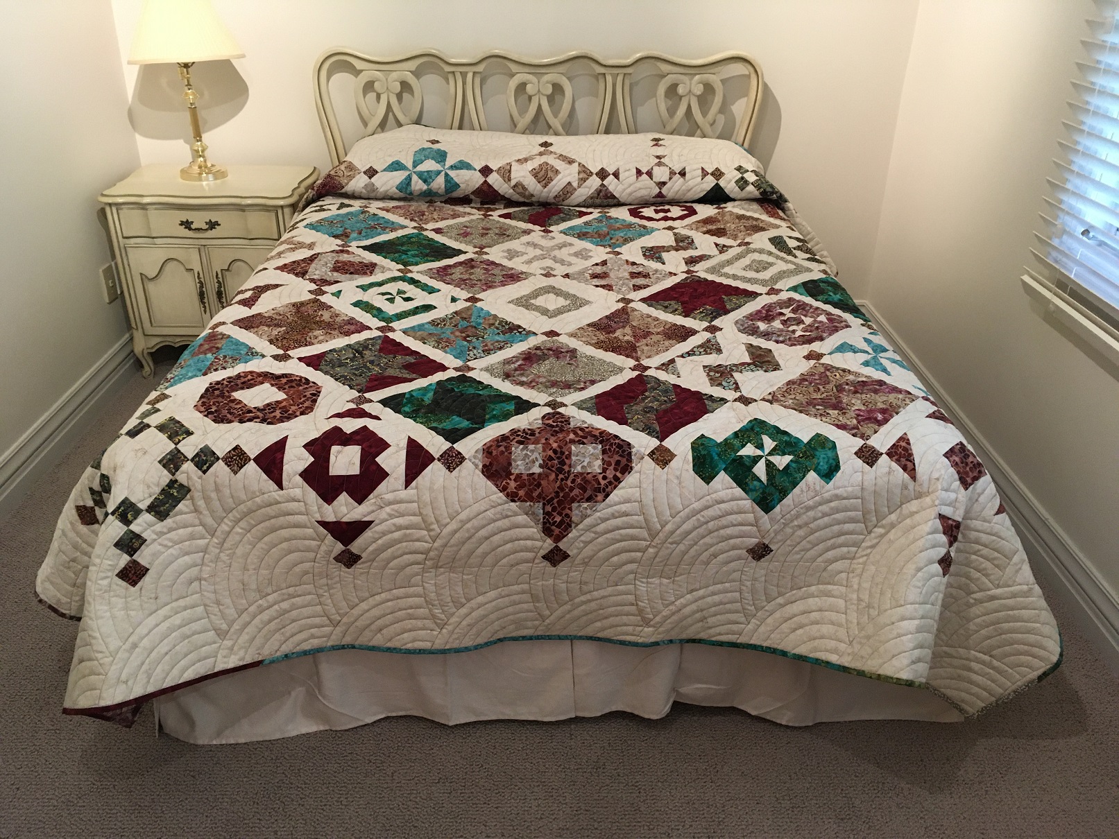 My Vino Time-to-Quilt found a home.