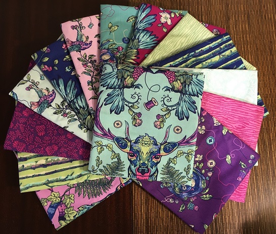 Who would like a fat quarter pack of Brett Lewis' Stag & Thistle?