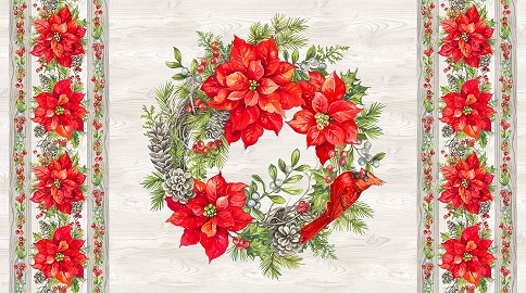 The Scarlet Feather 24" x 42" panel