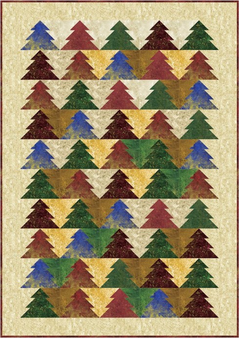 PC119 Oh Christmas Tree (includes wall, lap & queen)