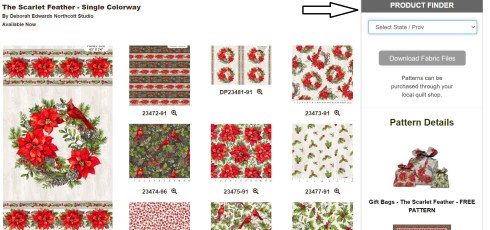 Click on the Product Finder tab