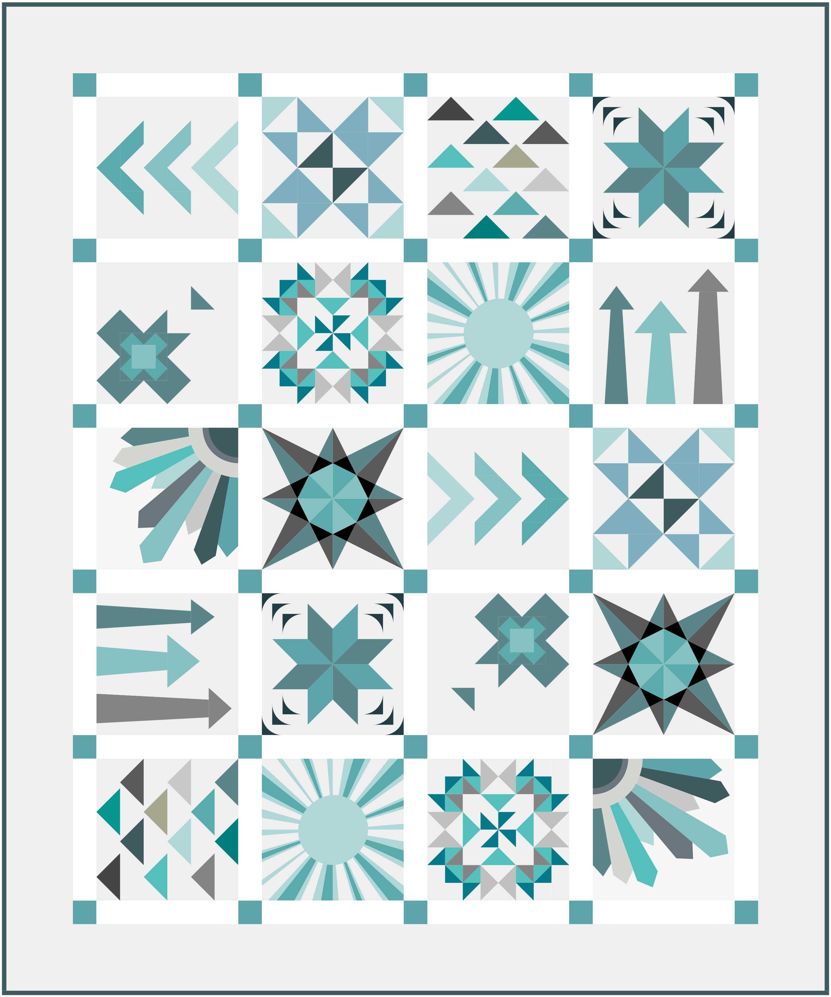 Stars &amp; Beyond quilt layout