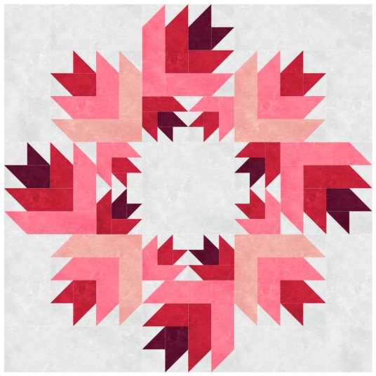 Rosebud Wreath by Patti's Patchwork