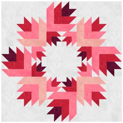 Rosebud Wreath by Patti's Patchwork