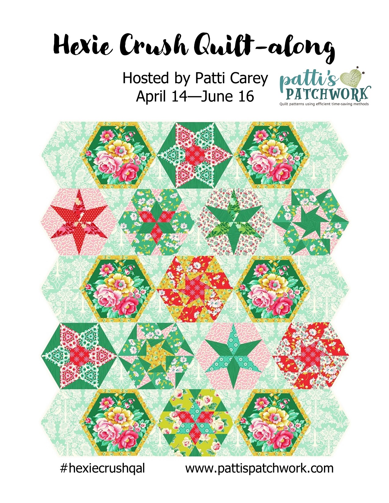 Hexie Crush Quilt-along