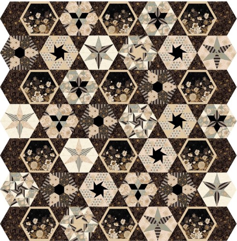 My Kensington Park queen-size Hexie Crush