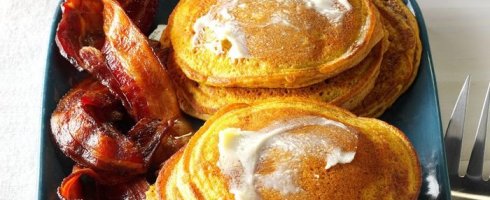Fluffy Pumpkin Pancakes