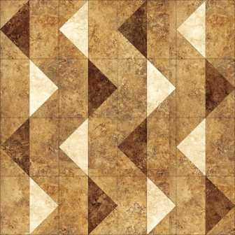 Four of August's 6" blocks sewn together to make a 12" block