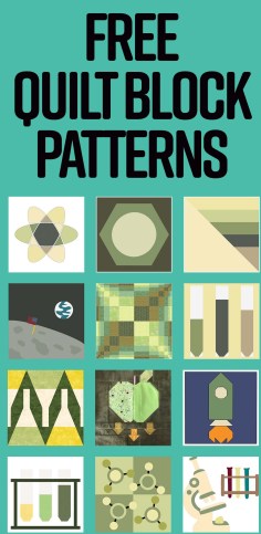 1 pinnable image October Quilt Block Mania