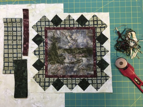 Cottage Sampler panel block