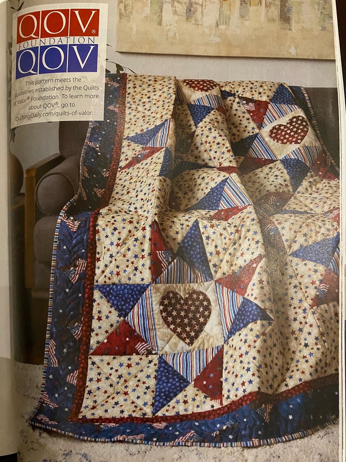With Heartfelt Thanks featured in the Jan/Feb Love of Quilting magazine