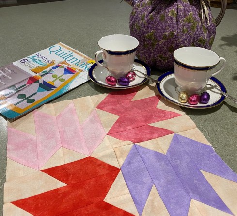 Time for tea and chocolate with a friend using the good stuff