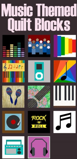 Quilt Block Mania Music banner