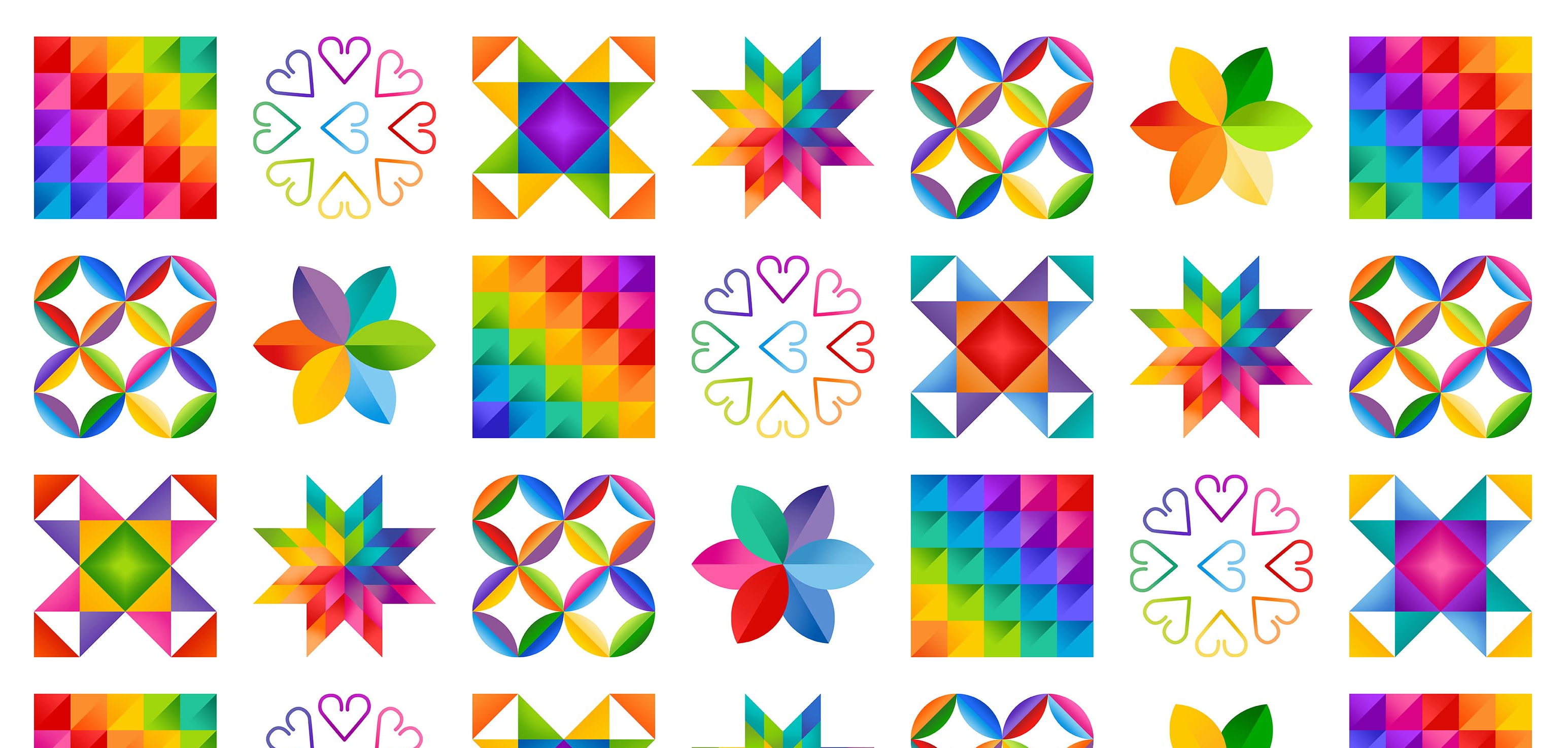 5" quilty blocks as running yardage in Color Play