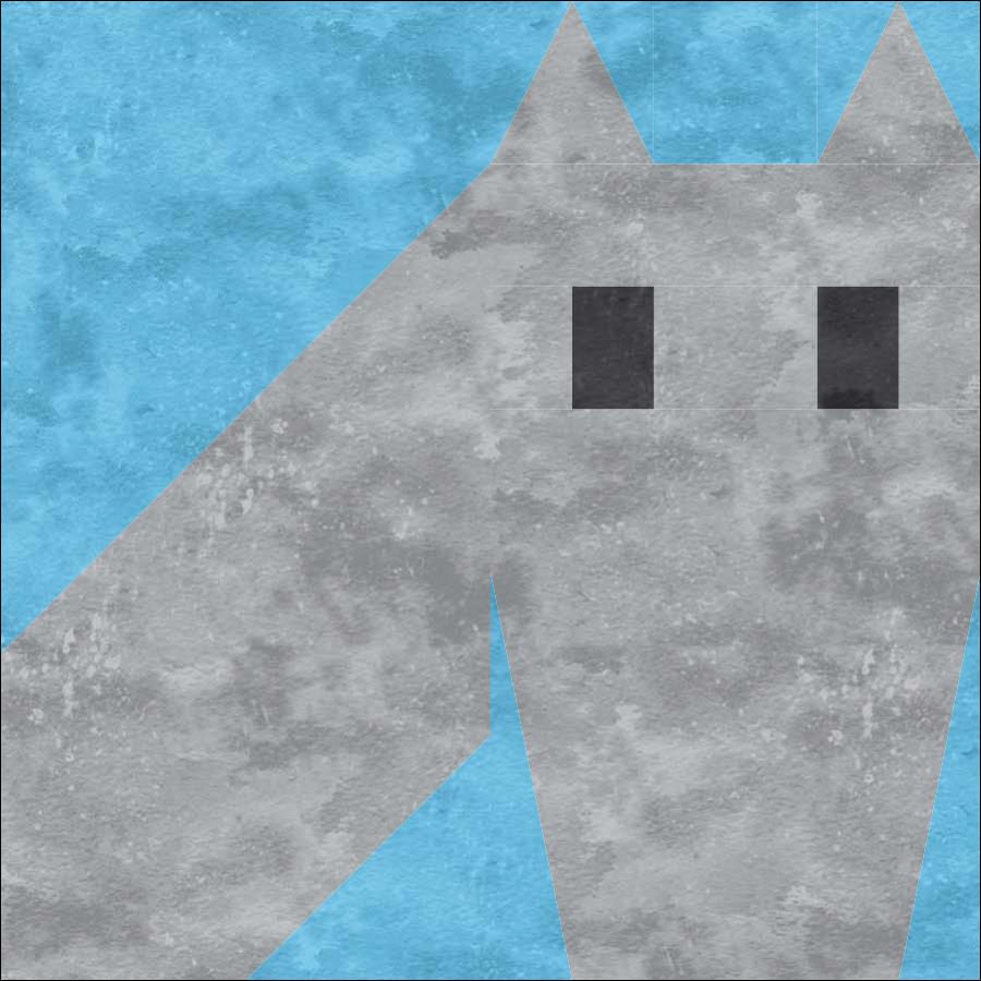 My Horse Play block for Quilt Block Mania October edition