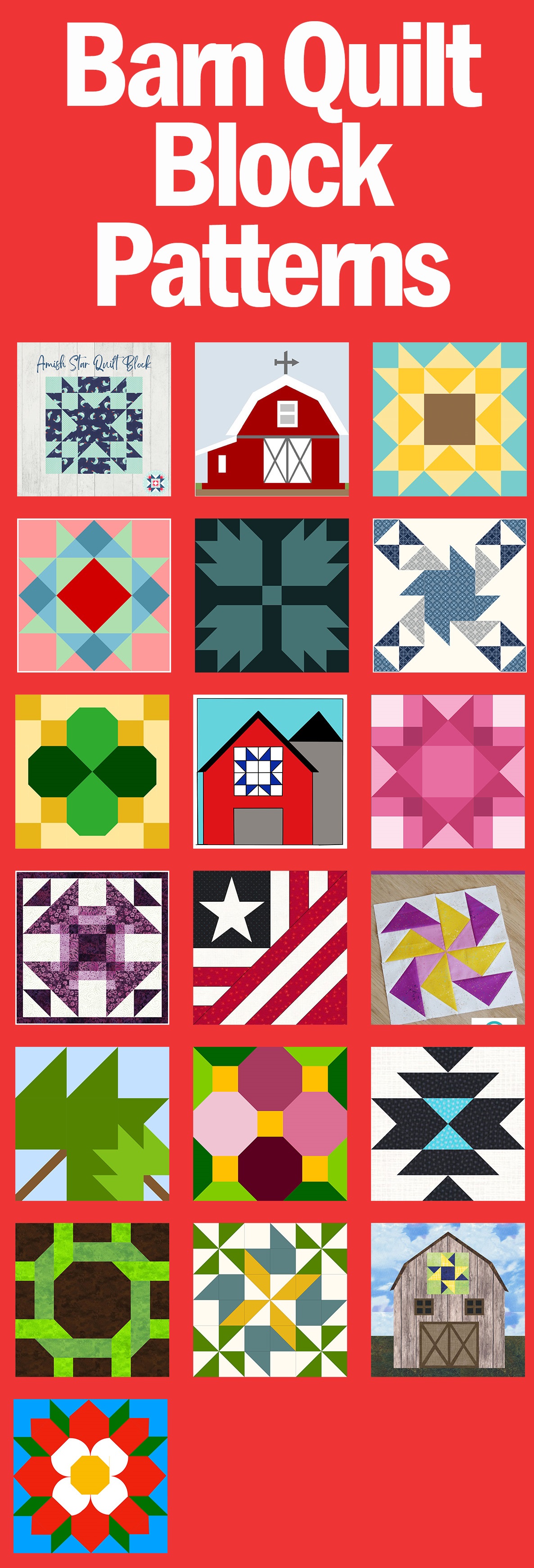 1 - Barn Quilt Blocks - December 2022