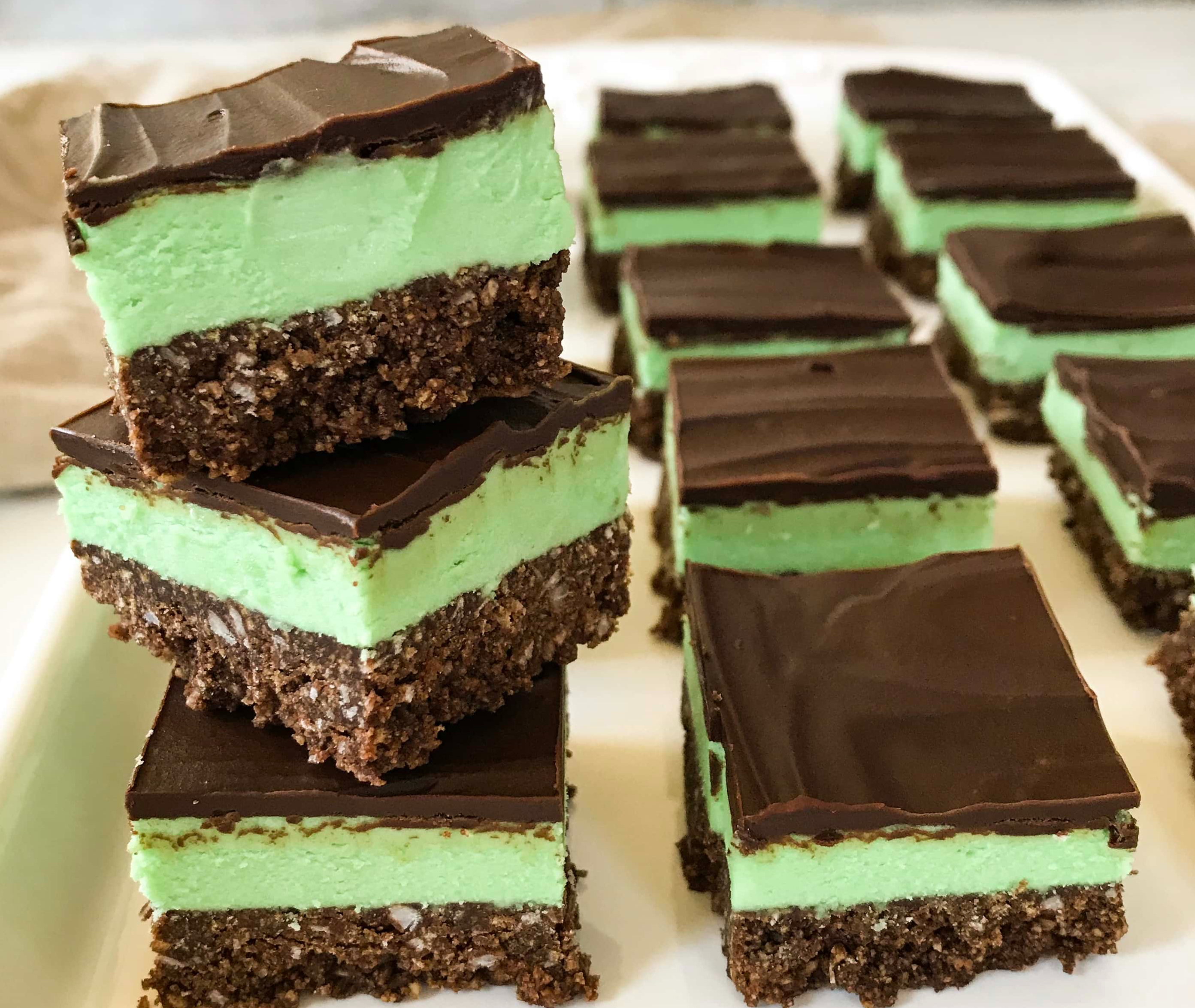 mint nanaimo bars