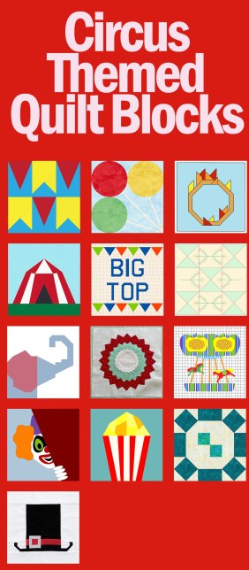 Circus Themed Quilt Blocks