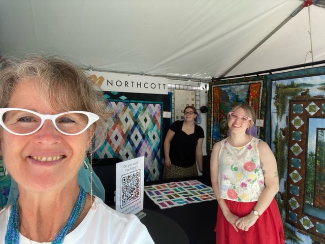 Showing our Sock Hop spirit at Missouri Star Birthday Bash